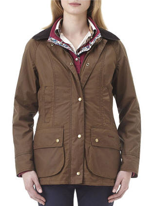 Barbour beadnell store jacket womens red